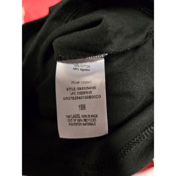 NWT Infant Unisex Black Short Sleeve Tee – Size 18 Months - Picture 3 of 3